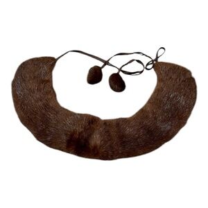 Vintage Dyed Japanese Mink Collar Baar & Beards Top Hit Fashion